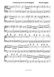 Preludios, Op.143: Preludio No.2 in Do Maggiore by Marzia Gaggioli