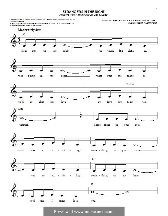 Vocal version (Strangers in the Night (Frank Sinatra)) by B