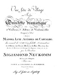 String Quintet in G Major: String Quintet in G Major by Sigismund von Neukomm