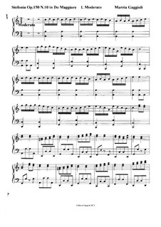 Sinfonia No.10 in Do Maggiore, Op.150: Sinfonia No.10 in Do Maggiore by Marzia Gaggioli