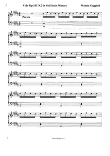 Volos, Op.151: Volo No.2 in Sol Diesis Minore by Marzia Gaggioli