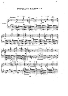 Two Transcriptions on Themes from 'Requiem' by Mozart, S.550: Complete set by Franz Liszt