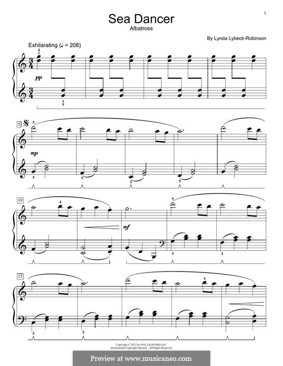 Sea Dancer by L. Lybeck-Robinson - sheet music on MusicaNeo