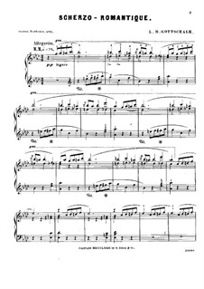 Scherzo-romantique: Scherzo-romantique by Louis Moreau Gottschalk