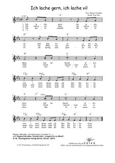Ich lache gern, ich lache vil, Op.30: Ich lache gern, ich lache vil by Paul Nutt