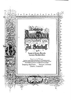 Favourite Salon Dances, Op.30, 33, 48: Favourite Salon Dances by Julius Schulhoff