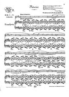 Pensées fugitives, Op.30: Reverie, for violin and piano by Stephen Heller, Heinrich Wilhelm Ernst