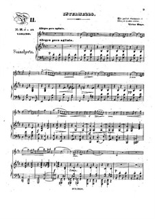 Pensées fugitives, Op.30: Intermezzo, for violin and piano by Stephen Heller, Heinrich Wilhelm Ernst