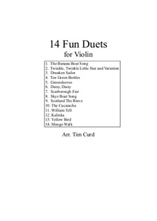 14 Fun Duets: For violin by folklore