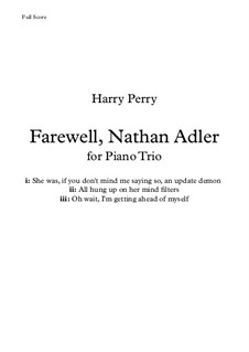 Farewell, Nathan Adler: Farewell, Nathan Adler by Harry Perry