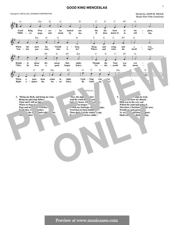 Vocal version: Melody line by folklore