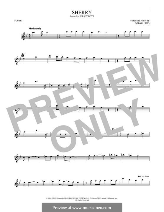 Sherry (The Four Seasons): For flute by Bob Gaudio