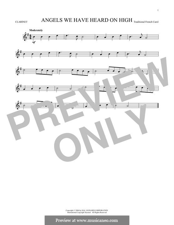 One instrument version: For clarinet by folklore