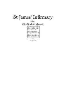 St. James Infirmary: For flexible brass quartet by folklore