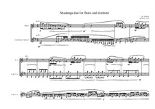 Shadanga – duo for flutes and clarinets, MVWV 1165: Shadanga – duo for flutes and clarinets by Maurice Verheul