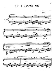 Nocturne No.4 in A Minor, Op.150: Nocturne No.4 in A Minor by Benjamin Godard