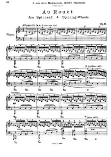 Au Rouet (Spinning-Wheele), Op.85: Au Rouet (Spinning-Wheele) by Benjamin Godard