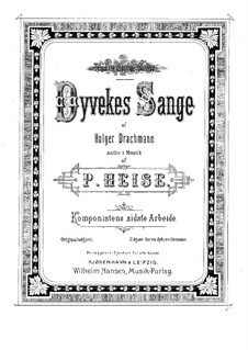 Dyvekes Sange: For high voice and piano (Danish version) by Peter Heise