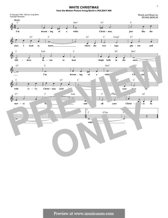 Rock version of white christmas