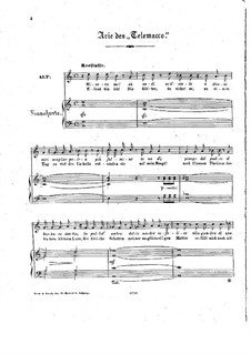 Telemaco, Wq.34: Dimmi che un misero by Christoph Willibald Gluck