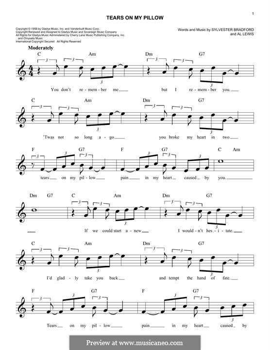 Tears On My Pillow Little Anthony And The Imperials By A Lewis