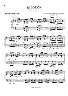 Suite de Danses anciennes et modernes, Op.103: No.2 Rigodon by Benjamin Godard