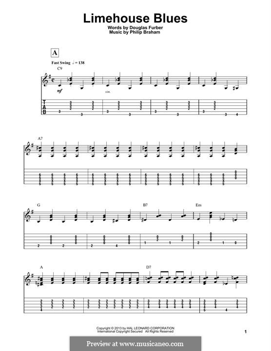limehouse blues by p braham sheet music on musicaneo limehouse blues sheet music