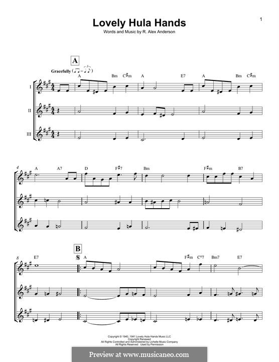 Mele Kalikimaka by R.A. Anderson - sheet music on MusicaNeo