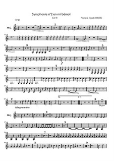 Symphony No.2 in E Flat Major: French horn II part by François Joseph Gossec