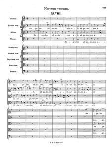 Novem vocum: Novem vocum by Hans Leo Hassler