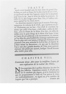 Méthode pour la Musette, Op.10: Chapters VIII-XIII by Jacques-Martin Hotteterre