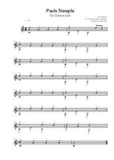 Pauls Steeple: A minor by John Playford