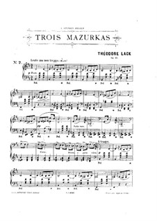 Mazurka No.2, Op.49: Mazurka No.2 by Theodore Lack