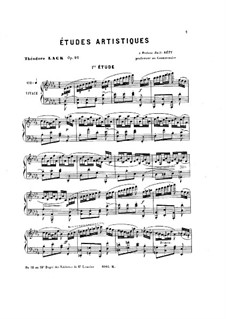 Études artistiques, Op.91: Études artistiques by Theodore Lack