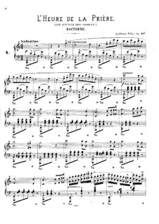 L'heure de la prière, Op.54b: For piano by Louis James Alfred Lefébure-Wély