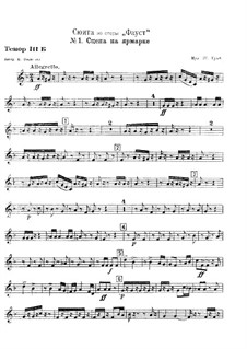 Suite: For winds instruments. Scene on the Fair – parts by Charles Gounod