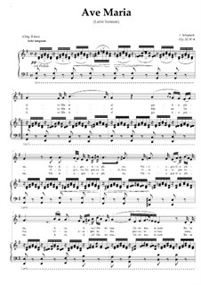 Piano-vocal score (Page 2): For mezzo-soprano and piano (G Major) by Franz Schubert
