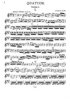 String Quartet No.3, Op.32: Violin I part by Alexander Kopylov