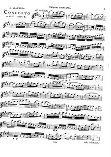 Violin  Concerto No.14: Violin part by Rodolphe Kreutzer