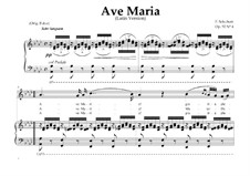 Piano-vocal score (Page 2): For mezzo-soprano (or baritone) and piano (A flat Major) by Franz Schubert