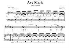 Piano-vocal score (Page 2): For contralto and piano (F sharp Major) by Franz Schubert