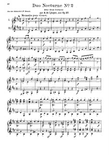 Eight Nocturnes for Two Guitars, Op.37: Nocturne No.2 in D Major by Antoine de Lhoyer