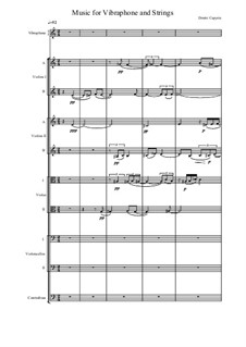 Music for Vibraphone and Strings: Music for Vibraphone and Strings by Dmitri Capyrin
