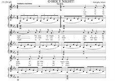 O Holy Night - SATB Sheet music for Soprano, Alto, Baritone (Choral)