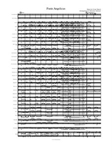 Panis Angelicus (O Lord Most Holy): For wind band by César Franck