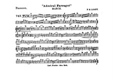 Admiral Farragut: Bassoon part by Frank Hoyt Losey