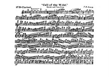 Call of the Wild: Clarinet I in B part by Frank Hoyt Losey