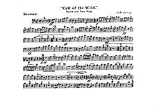 Call of the Wild: Bassoon part by Frank Hoyt Losey