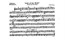 Call of the Wild: Soprano saxophone part by Frank Hoyt Losey