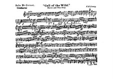 Call of the Wild: Cornet solo part by Frank Hoyt Losey